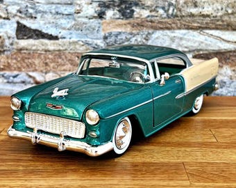 シボレー ベルエア 1955、モデルカー、1:24スケールモデルカー、ダイ