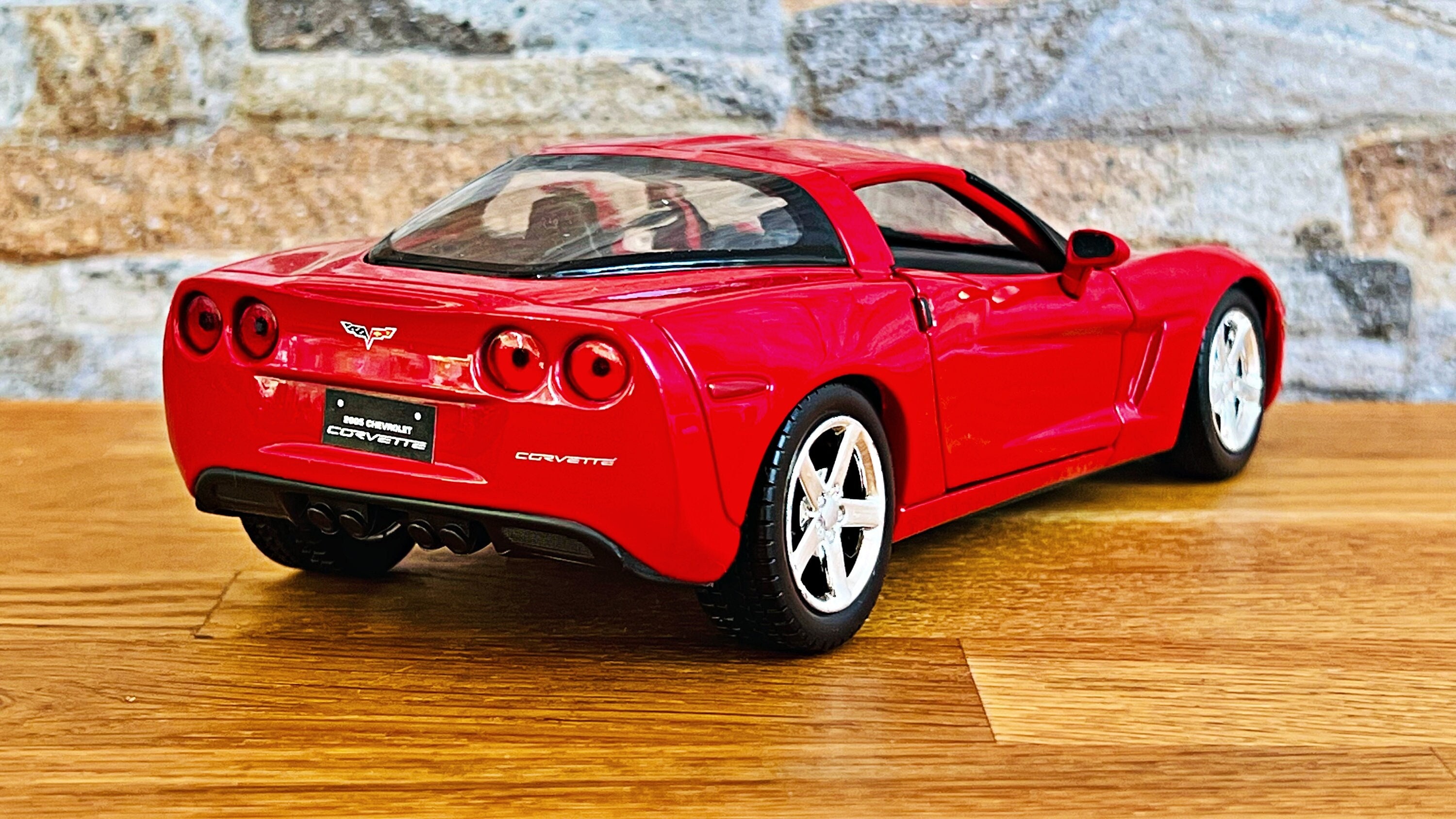 Hot Wheels - YELLOW CORVETTE C6-R Bulk Pack Exclusive (1186
