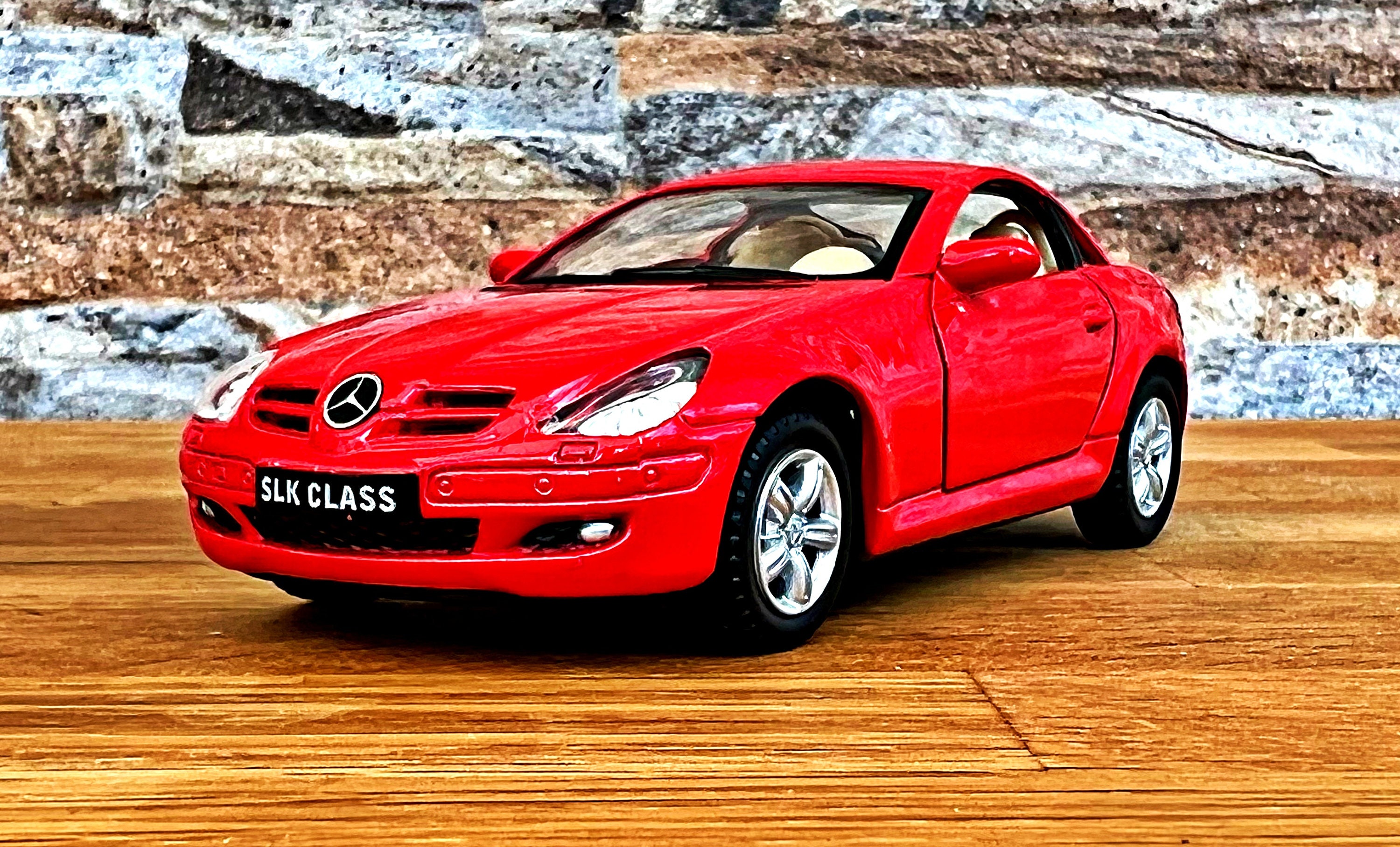Mercedes Benz SLK Class | Carro modelo | Carro fundido | Mercedes SLK 350 | Carro modelo em escala 1:32 | Carro de coleção | Mercedes Benz Diecast