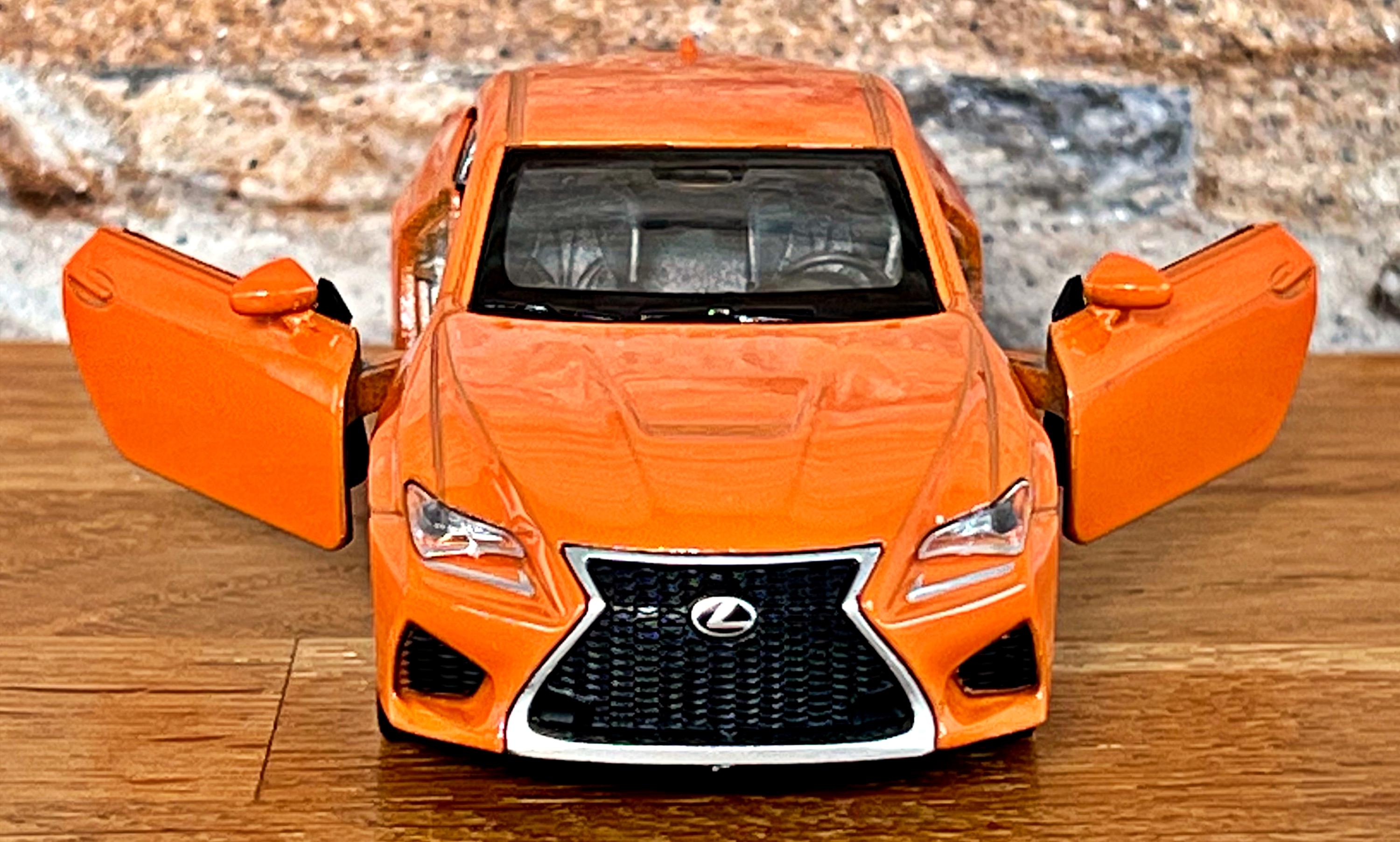 レクサス RC F、1/38スケールモデルカー、1/38ダイキャストカーモデル