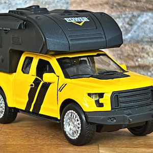 Power Travel Recreation Vehicle, Model caravan, 1/36 gegoten vrachtwagen, 1/36 schaalmodel auto, 1/36 gegoten caravan