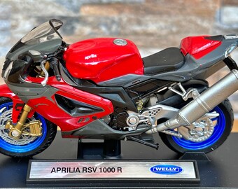 Moto De Colección Aprilia Rxv 450 Escala 1 /18 Welly | Cuotas Sin Interés