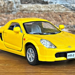 Toyota MR2, modello di auto, auto pressofusa in scala 1/32, modello di auto in scala 1/32, modello di auto 1/32, modello di auto, Toyota Diecast, oggetto da collezione, modello pressofuso