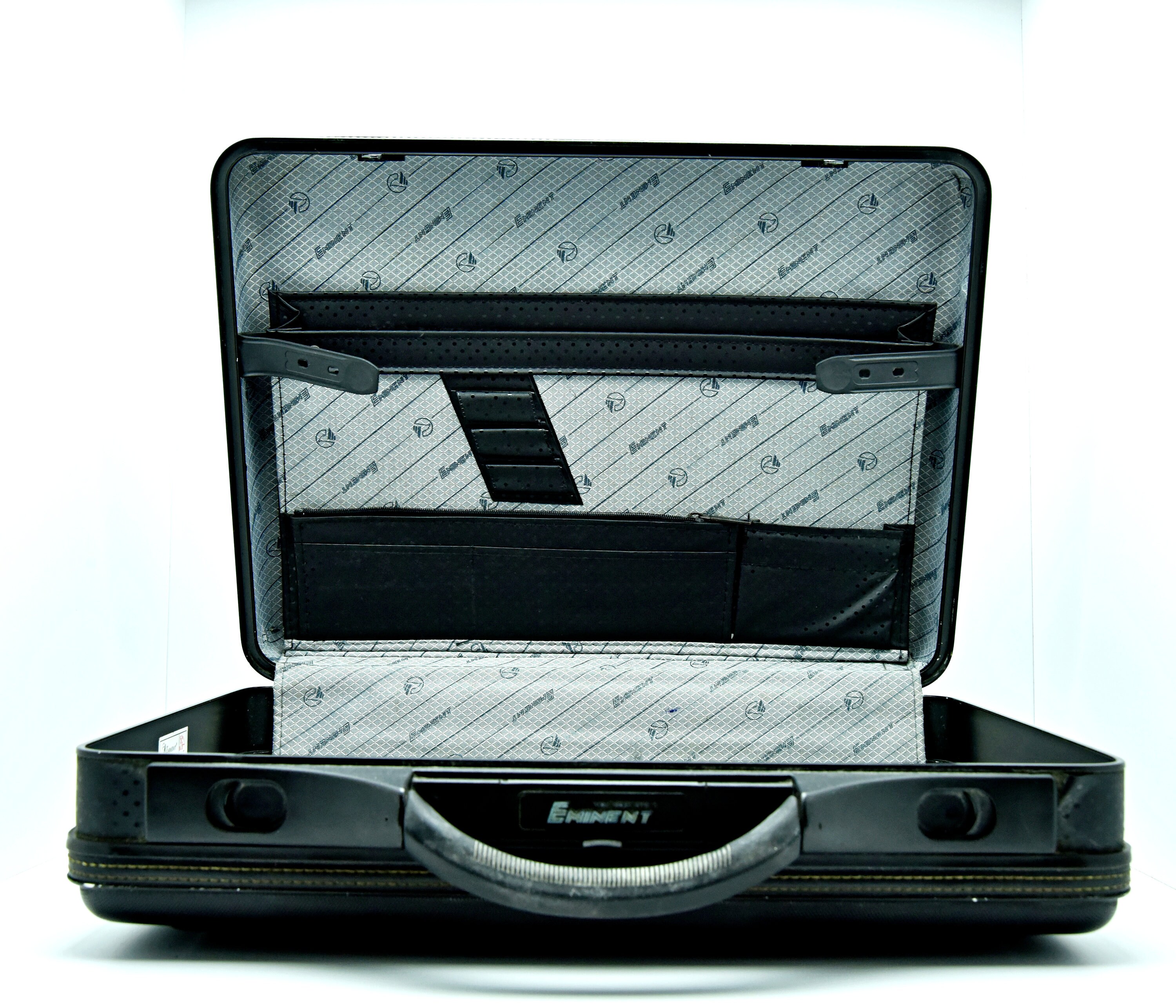 Vintage Black Hard Case Locking Briefcase Vintage Hard Sided Etsy