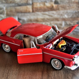 Chrysler C300 1955 | Vintage modelauto | 1/24 gegoten auto | Modelauto op schaal 1/24| Gegoten auto |Verzamelitem |Gegoten modelauto | Chrysler