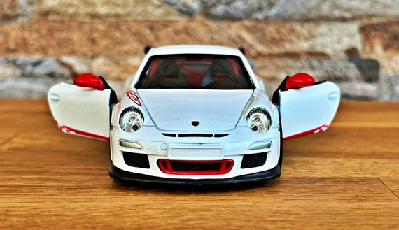 Porsche 911 GT3 RS 2010, modellino di auto in metallo, scala 1/36, oggetto  da collezione pressofuso in scala 1/36, auto pressofusa in scala 1:36,  oggetto da collezione, Porsche -  Italia