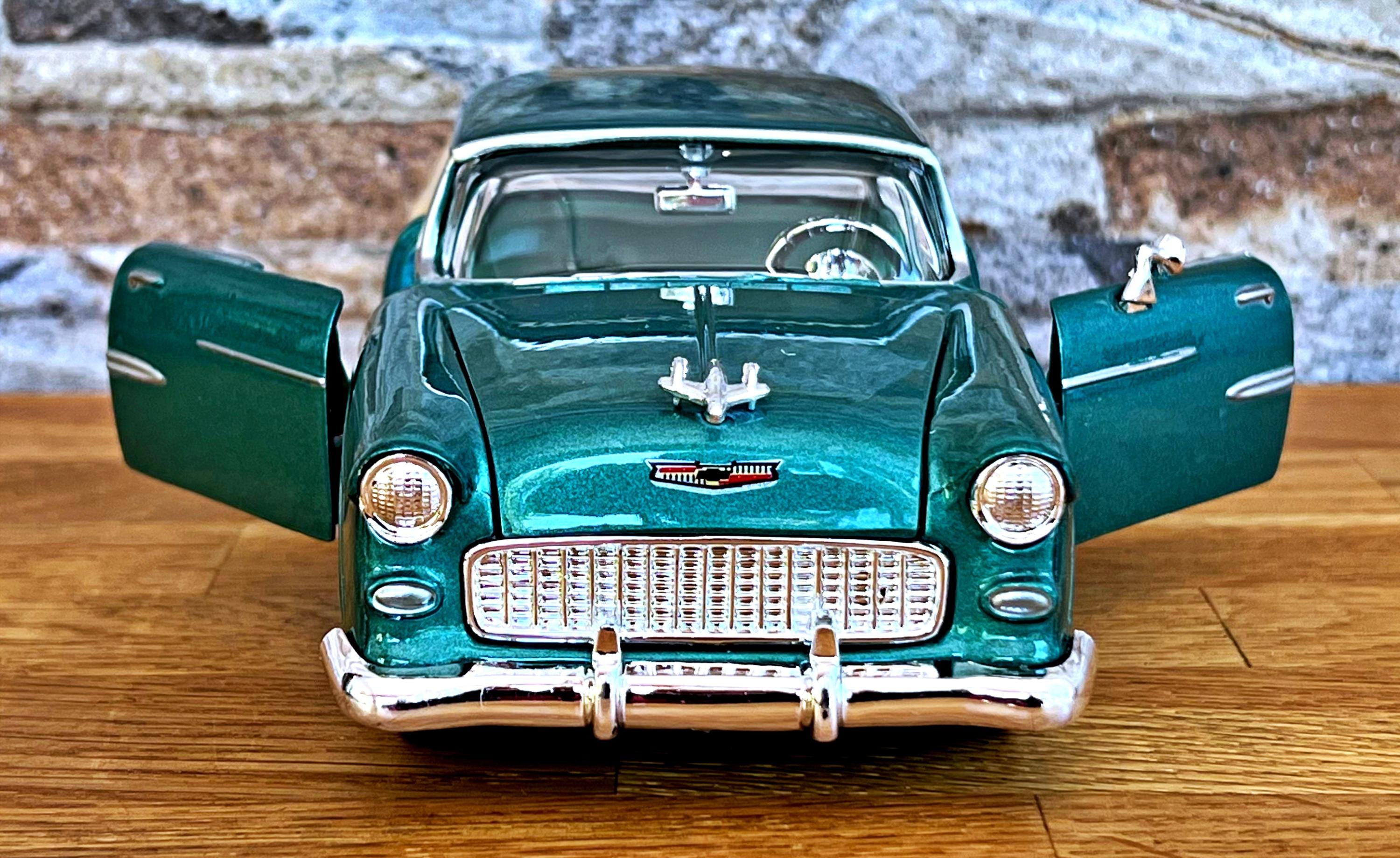シボレー ベルエア 1955、モデルカー、1:24スケールモデルカー、ダイ