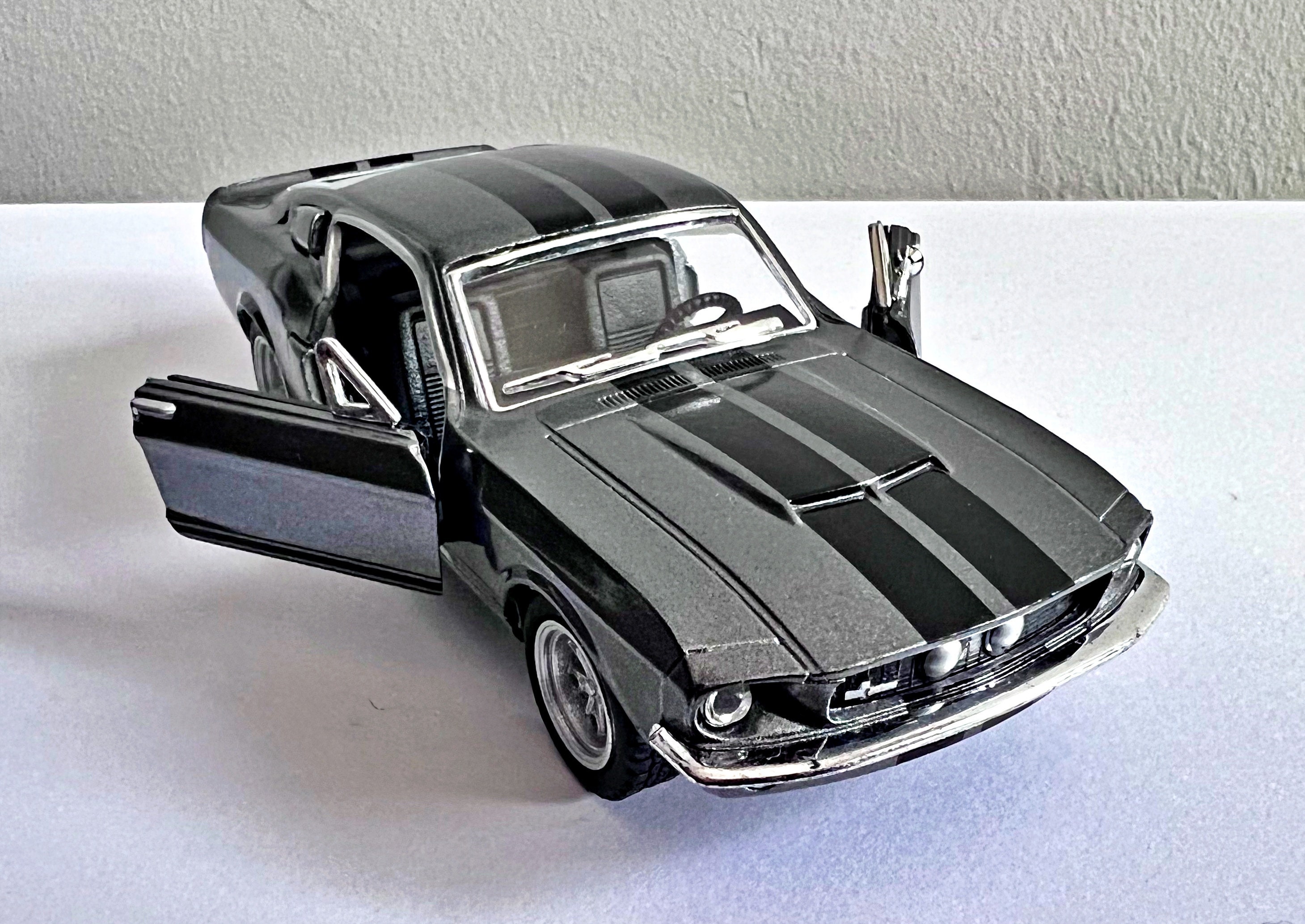 1:32 Alloy Diecast Classic Ford Mustang GT 1967 GT500 Vintage