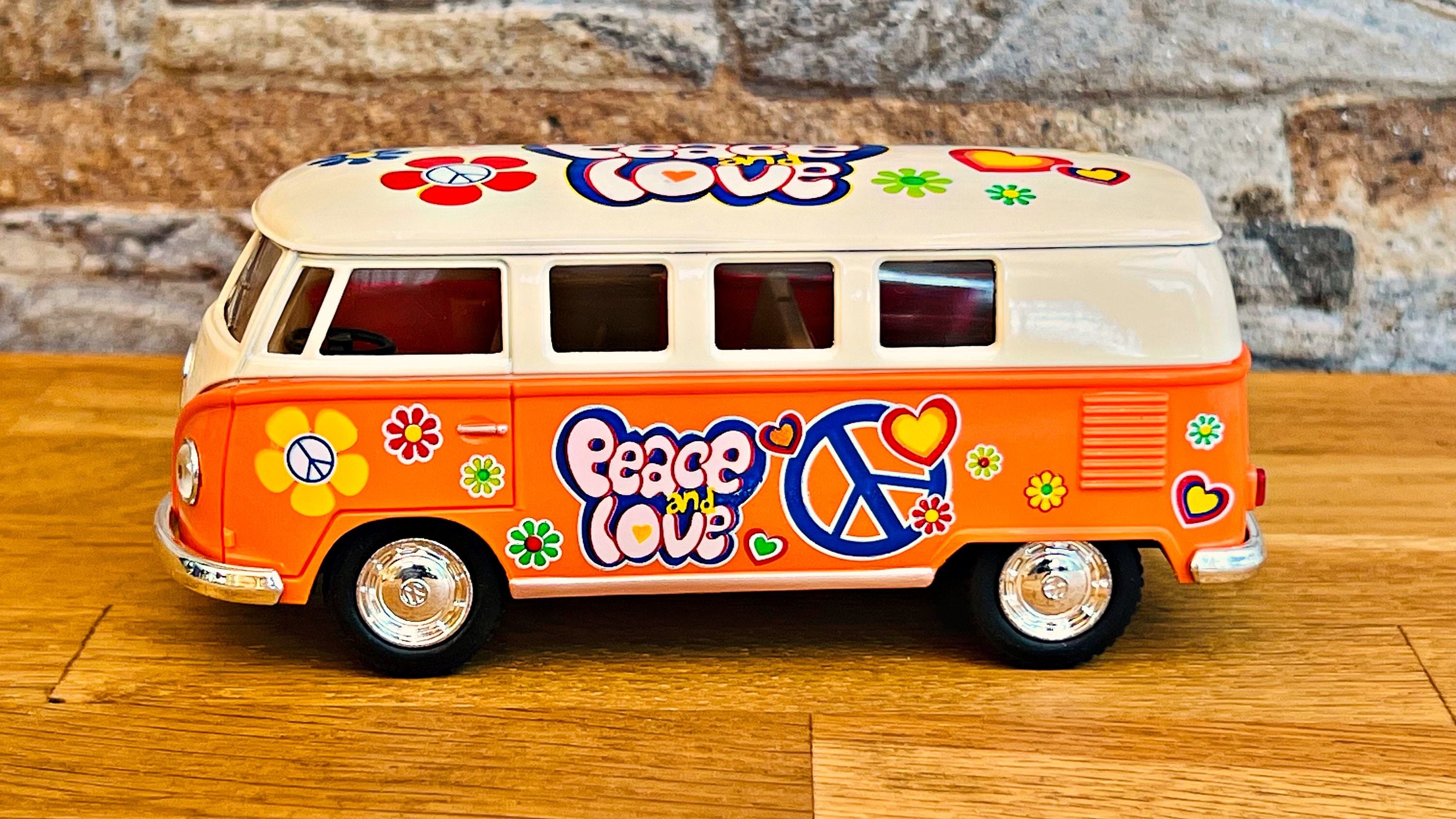 Volkswagen Classical Bus 1962, 1/32 Diecast Car, 1/32 Scale Model