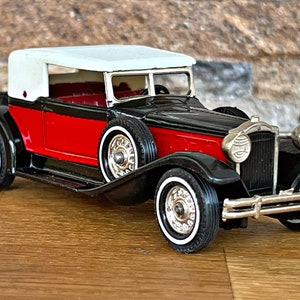 1930 Packard Victoria, auto pressofusa d'epoca, modello di auto in scala 1/46, modello di auto in metallo, vecchia auto classica, collezione di auto pressofuse, oggetto da collezione