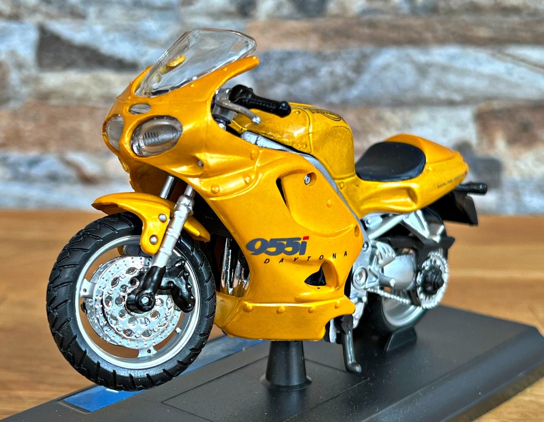 TRIUMPH DAYTONA, Scale 1/18 Diecast Motorcycle, 1/18 Die Cast, Model Motorcycle, Special Edition