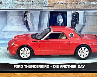 Ford Thunderbird, 007 James Bond Collection Car, Vintage Diecast