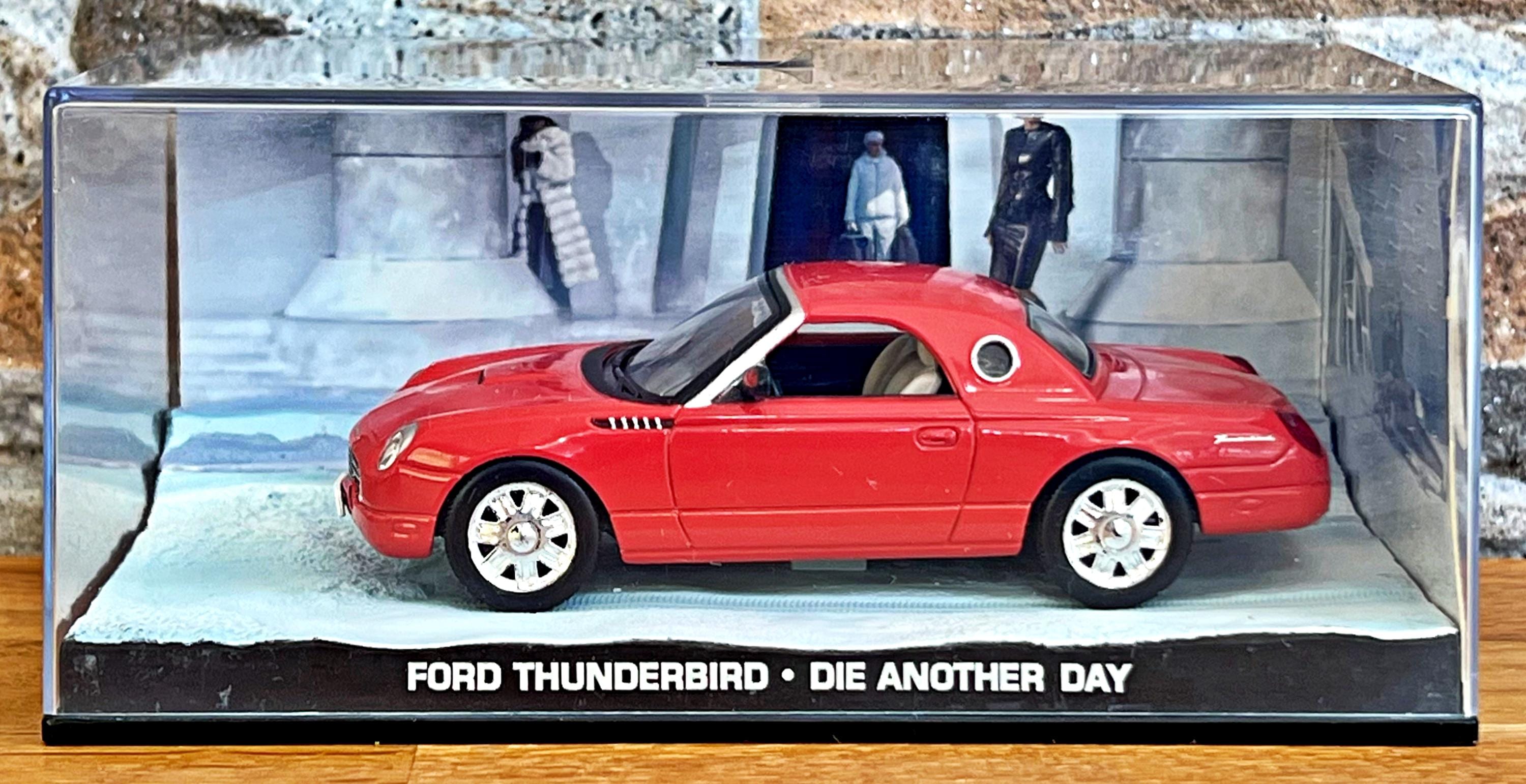 Ford Thunderbird, 007 James Bond Collection Car, Vintage Diecast