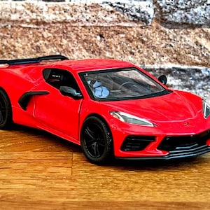 Chevrolet Corvette 2021 | Diecast car | 1/36 scale model car | Model car | Die cast collection item | 2021 Corvette