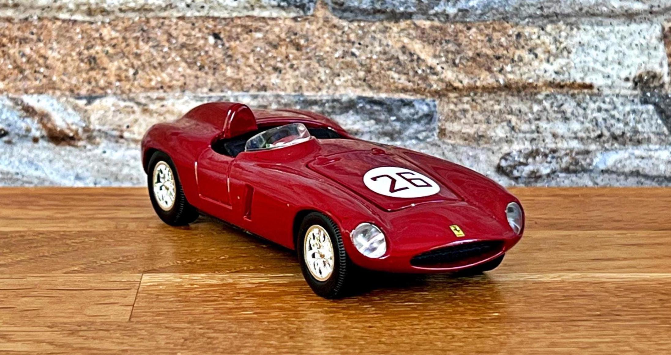 1955 Ferrari 750 Monza , Vintage Car Model, Diecast Model Car, 1