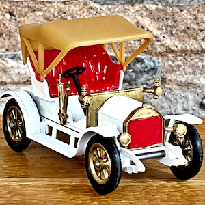 1909 Opel Coupe, Vintage diecast car, Vintage model car, 1:38 scale model car, old classic car, Die cast model, Collection item , Car model