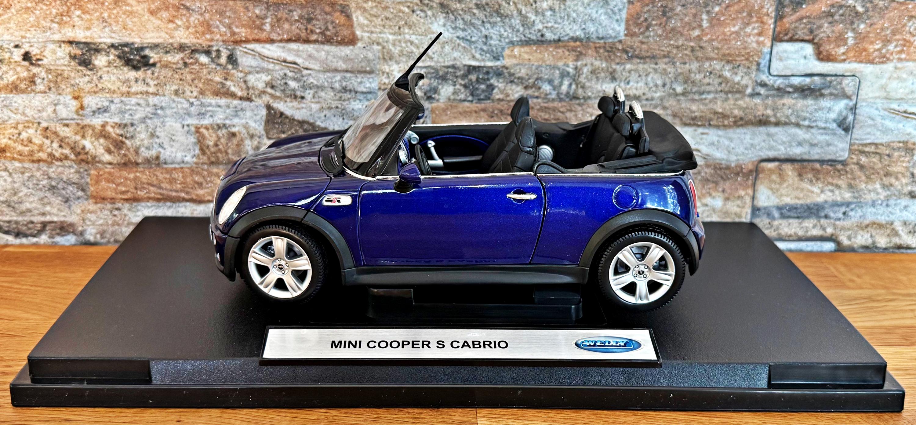 Mini Cooper S Cabrio | 1/18 ダイキャストモデルカー | 1/18スケール