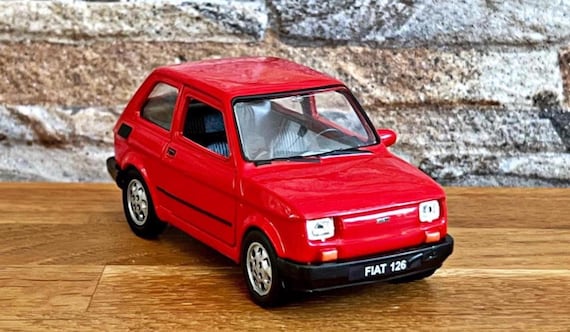 Fiat 126 | Model Car | 1/28 Scale Diecast Car | Scale Model Car