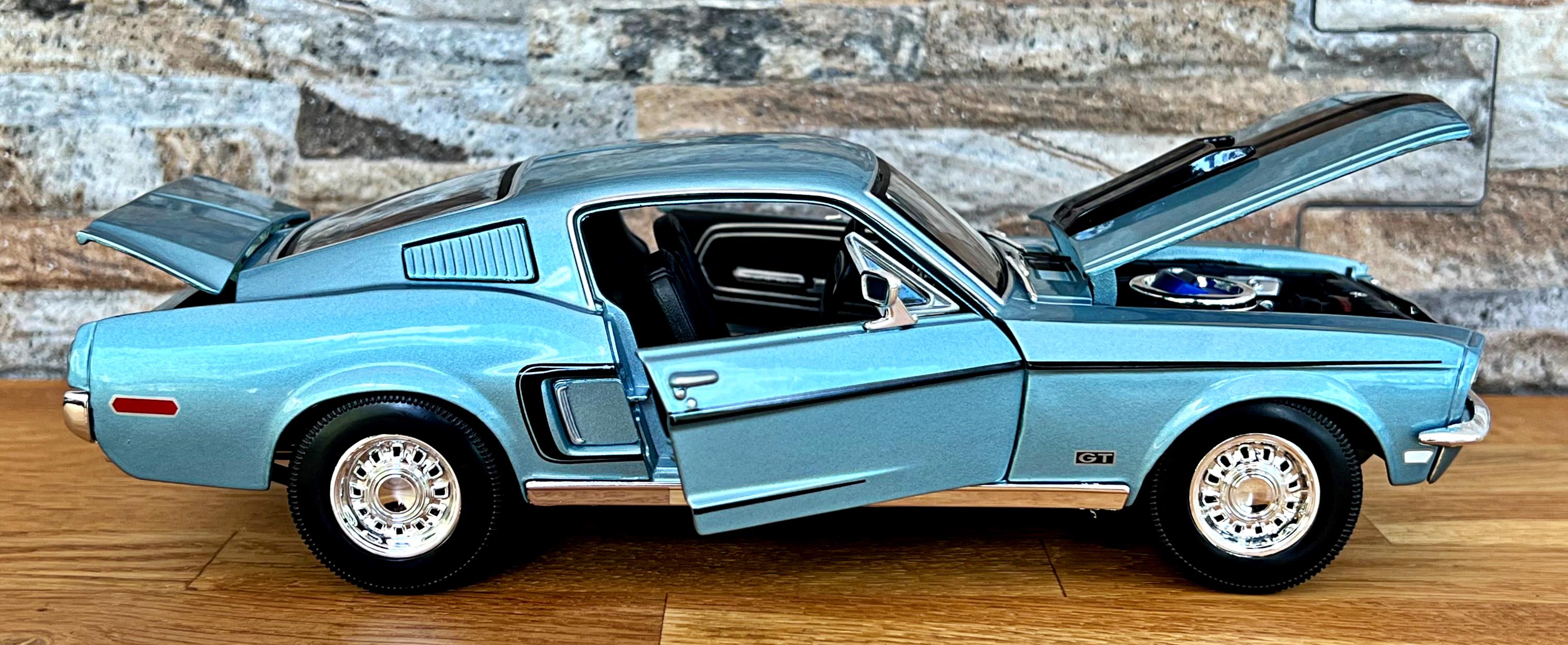フォード マスタング GT 1968、モデルカー、ダイキャストカー、1
