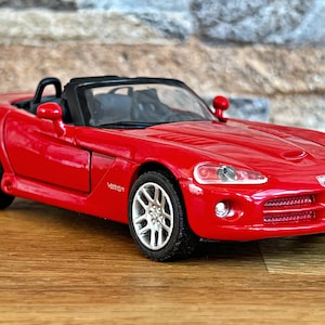 Dodge Viper SRT-10 2003 / Modello di auto / Auto pressofusa 1/32 / Modello di auto in scala 1:32 / Articolo da collezione / Modello pressofuso / Dodge Viper SRT 10