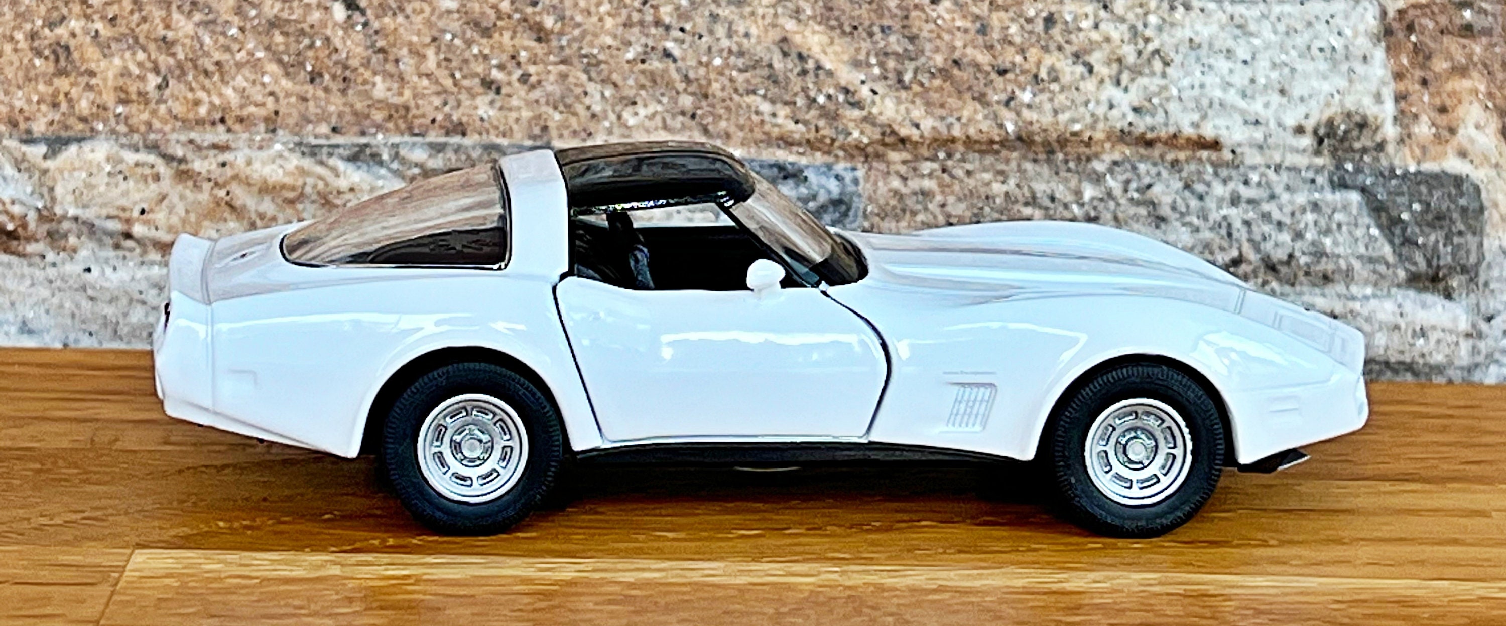 Chevrolet Corvette 1982, Model Car, 1/36 Diecast Car, 1/36 Scale