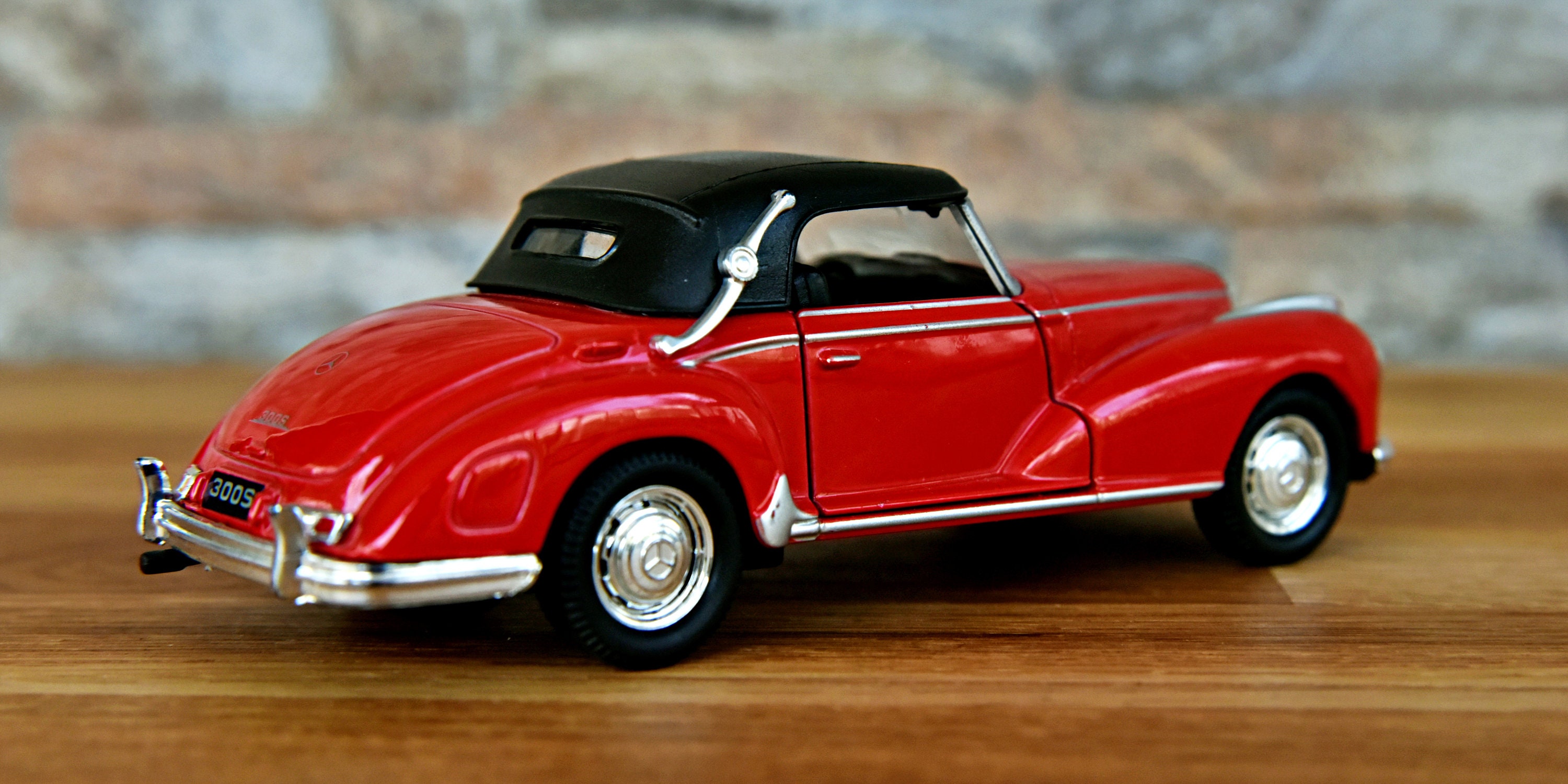 Mercedes Benz 300S 1955 , 1/36 Scale Diecast Car, Vintage Model