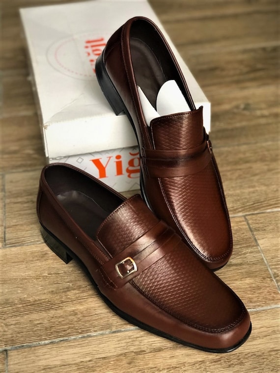 Vintage Oxford Man Shoes, Brown Oxford Shoes