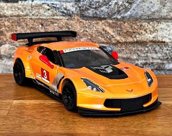 Chevrolet Corvette C7.R 2016 / Coche a escala 1/36 / Maqueta a escala 1/36 / Maqueta de coche / Pieza de colección en metal fundido / Corvette C7
