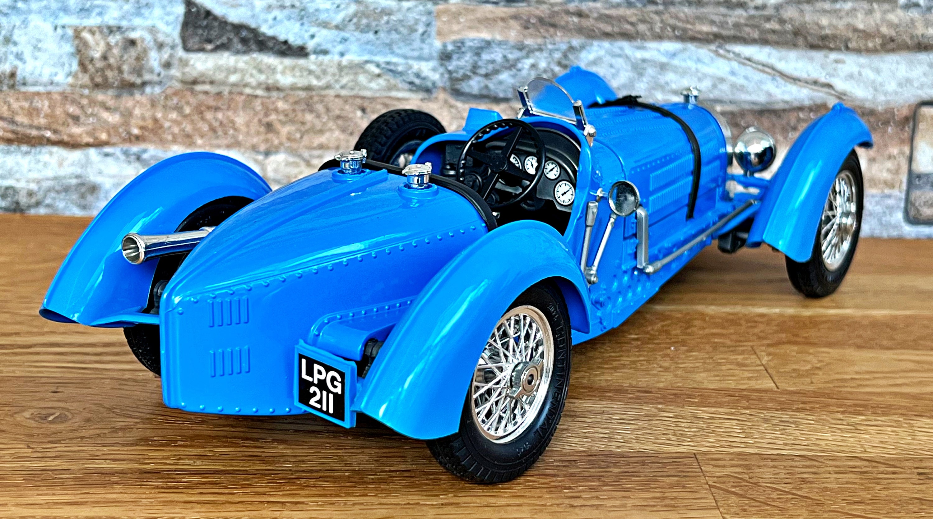 Bugatti Type 59 1934, Vintage Model Car, 1/18 Diecast Car, 1/18