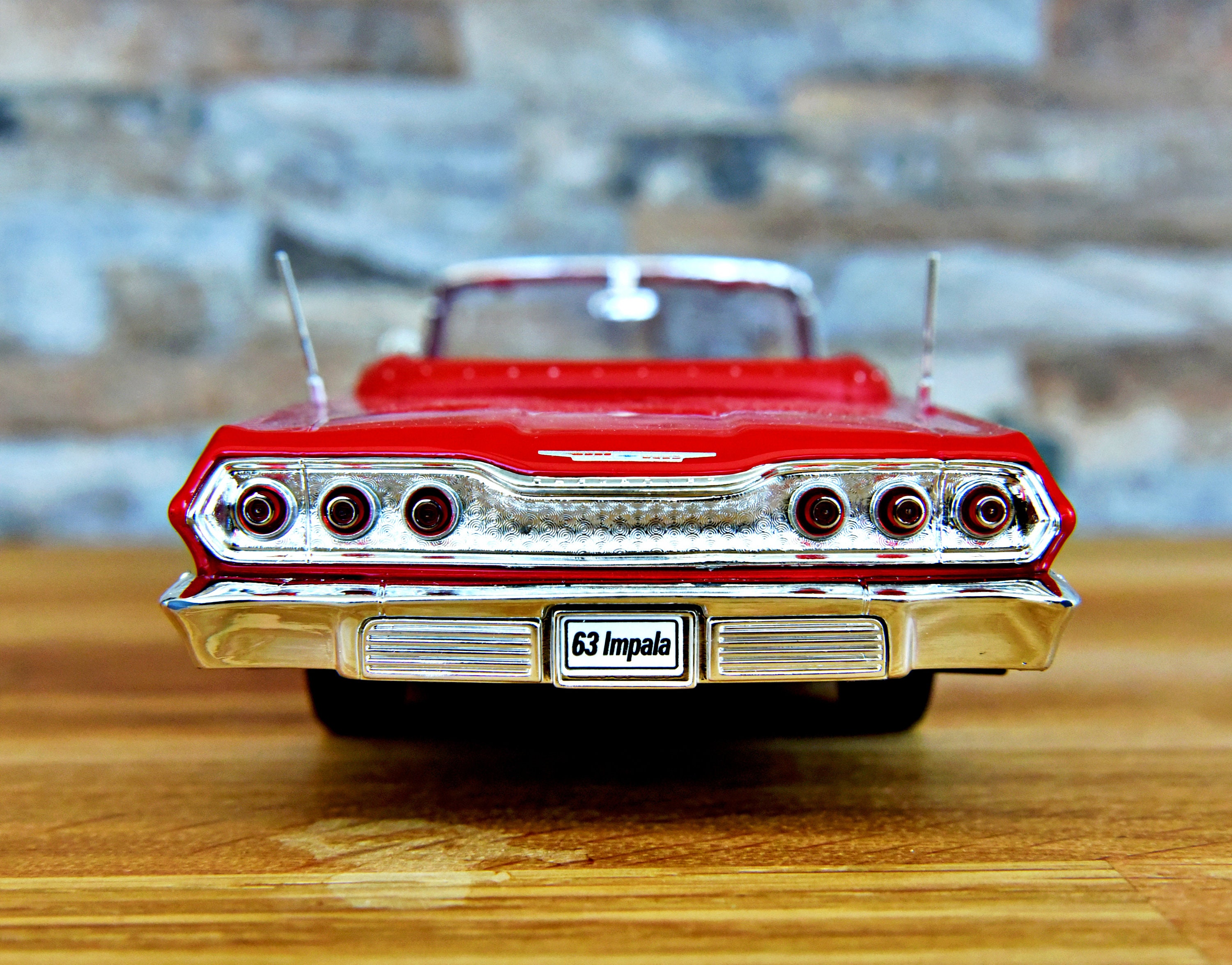 Chevrolet Impala 1963 1/24 Diecast Car 1/24 Scale Model Car Etsy