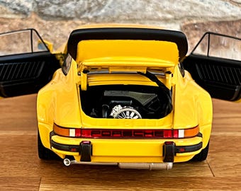 ポルシェ 911ターボ ダイキャストカー▪ カスタムパーツセット ポルシェ 911 ターボ | ダイキャストモデルカー | 1/24 スケールモデル