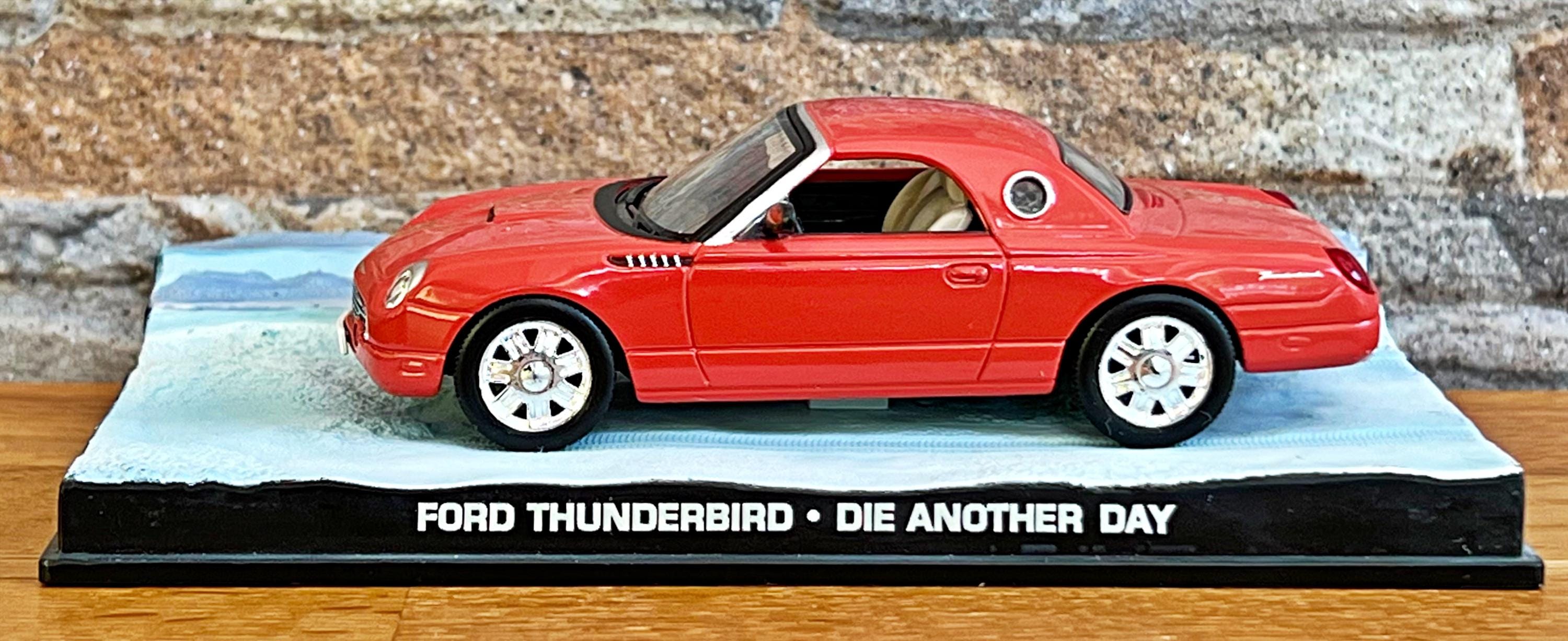 Ford Thunderbird, 007 James Bond Collection Car, Vintage Diecast
