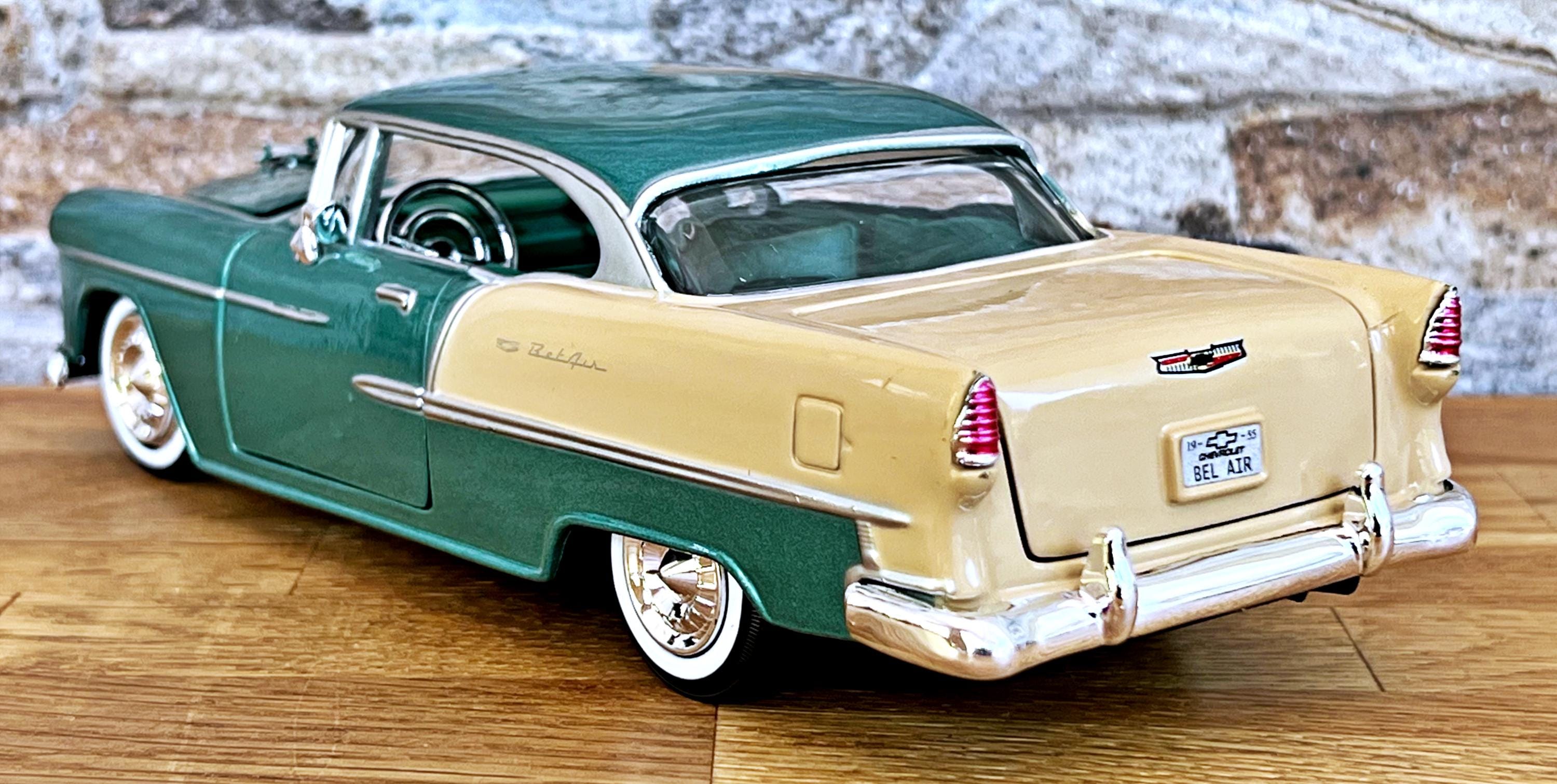 シボレー ベルエア 1955、モデルカー、1:24スケールモデルカー、ダイ