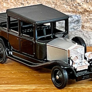Rolls Royce Landaulet, Vintage model car, diecast car, scale model car, metal car model, old classic car, die cast model, collection item