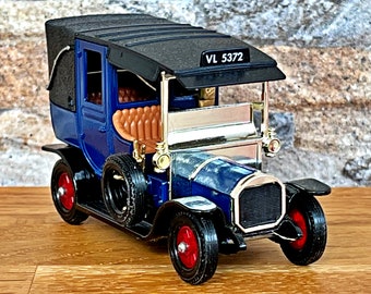 1907 Unıc Taxi , voiture vintage moulée sous pression, modèle réduit de voiture, modèle de voiture en métal, vieille voiture classique, voiture moulée sous pression, objet de collection, années 1900