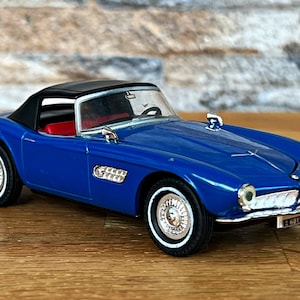 1957 BMW 507, Vintage diecast car, 1/38 scale model car, metal model car, old classic car, diecast car collection, Special Limited Edition
