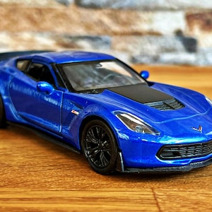 Chevrolet Corvette Z06 2017 | Modèle réduit de voiture | Voiture miniature 1/36 | Modèle réduit de voiture à l'échelle 1/36 | Voiture moulée sous pression | Objet de collection | Modèle réduit de voiture | Corvette