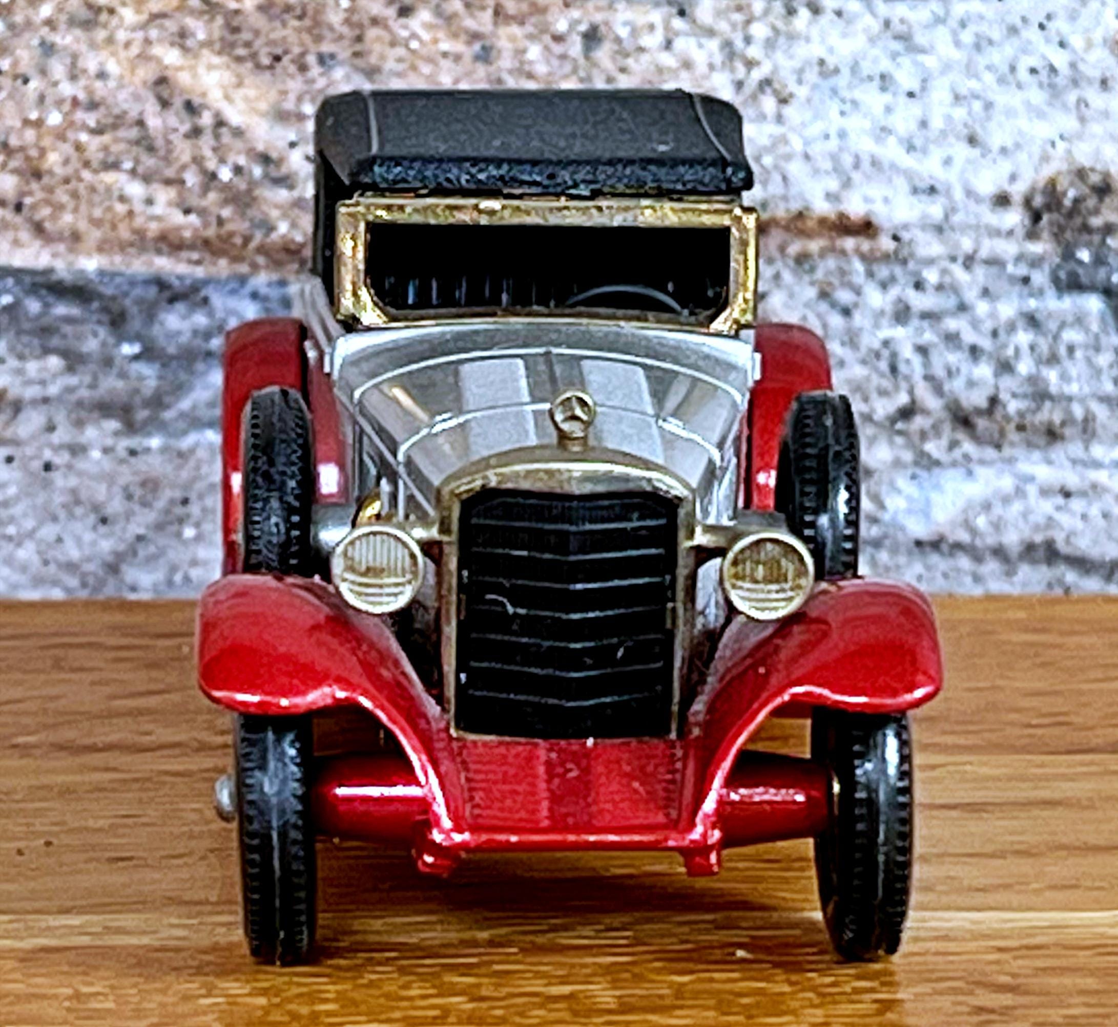 1928 メルセデスベンツ SS、ヴィンテージモデルカー、ダイキャストカー 