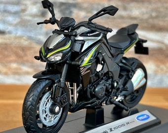 カワサキ　ｚ１０００　置物 1:12 Kawasaki Z1000 Alloy Die Cast Motorcycle Model Toy Vehicle