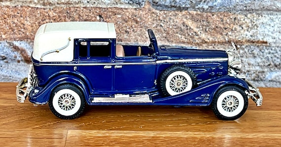 1933 Cadillac 452 V16, Vintage Model Car, Diecast Car, Vintage
