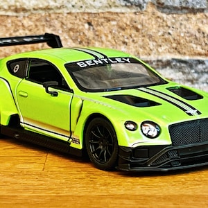 Bentley Continental GT3 | Model Car | 1/38 Diecast car | 1:38 Scale model car | Collection  item | Die cast model  | Bentley Diecast