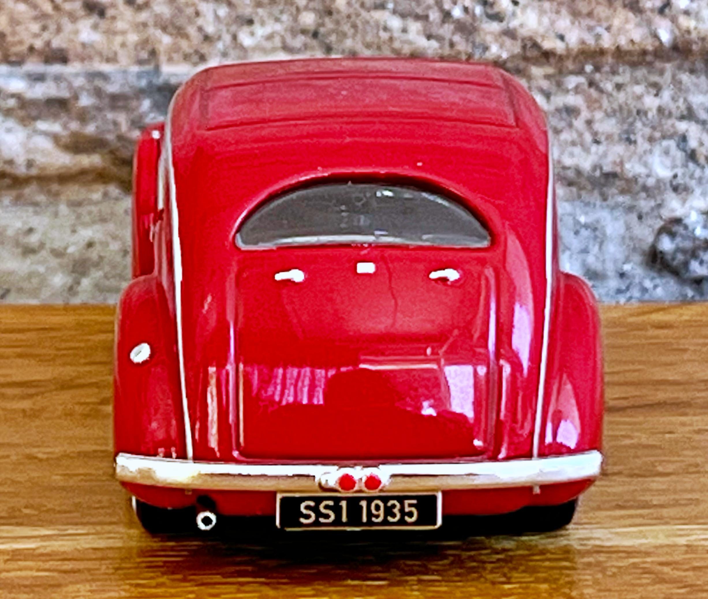 Jaguar SS1 1935 , Vintage Model Car , 1/43 Scale Model Car