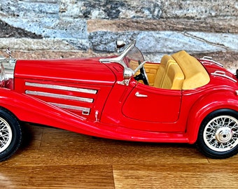 Mercedes Benz 500 K Roadster 1936 | Vintage Model Car | 1/18 Scale