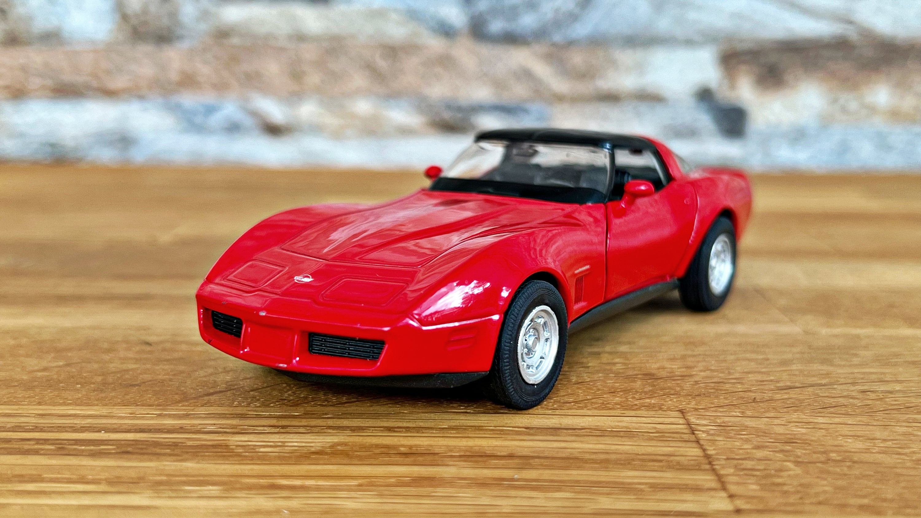 Chevrolet Corvette 1982, 1/36 Diecast Car, 1/36 Scale Model Car