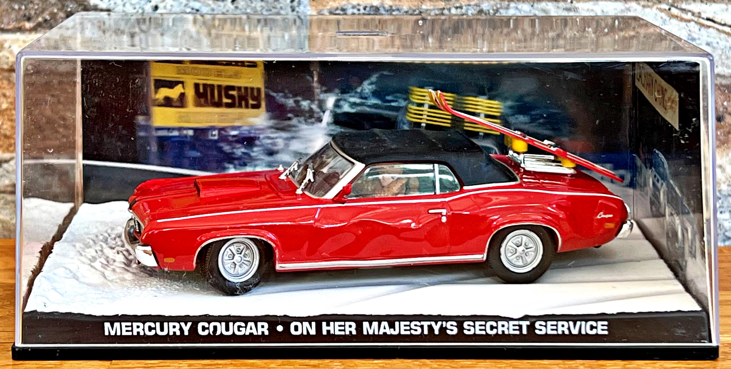 Mercury Cougar, 007 James Bond Collection, Vintage Diecast Car