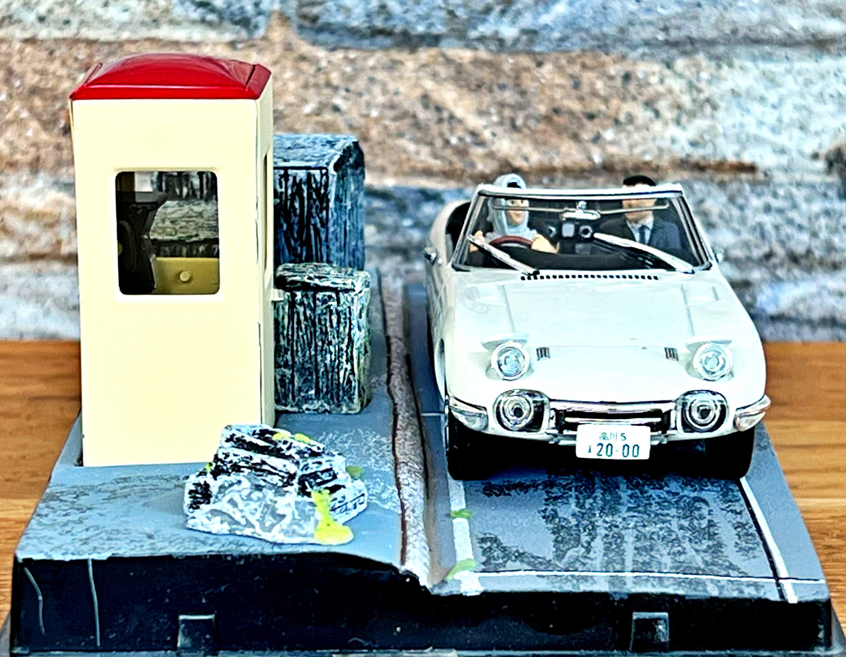 Toyota 2000GT, 007 James Bond Collection Car, Vintage Diecast Car