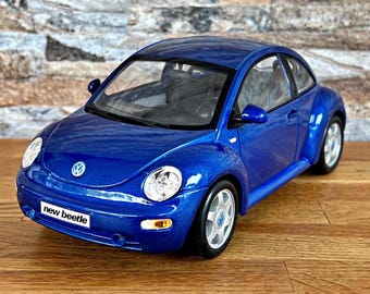Burago Volkswagen New Beetle Cup Diecast Model Car (1/18 Scale) - Etsy