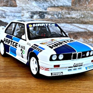 BMW E30 M3 | Model car | 1/18 Scale Model Car | Diecast car | BMW Diecast | Collectible car | car model | Die cast | Adac Rallye 1990