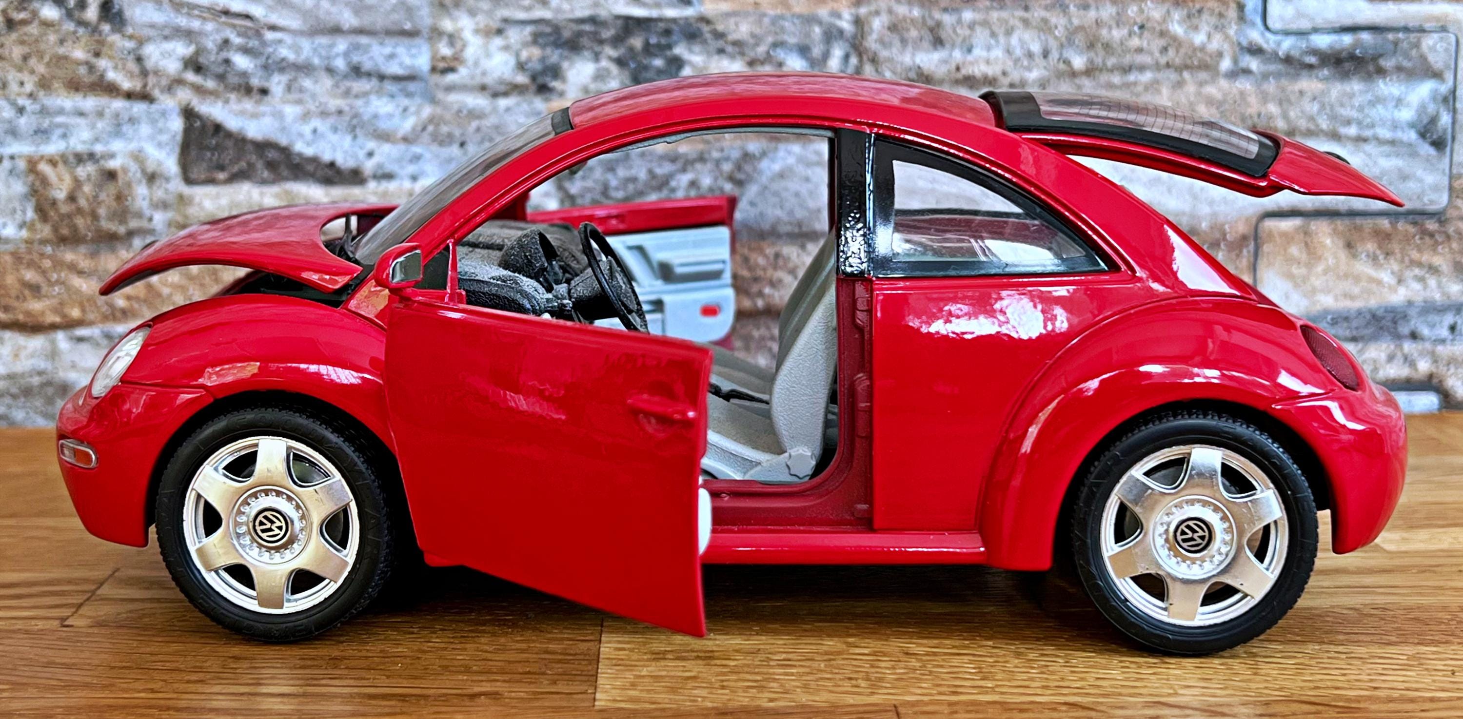 Miniature Volkswagen New Beetle Rouge – GATE 1/18, état Neuf, Boîte D’origine