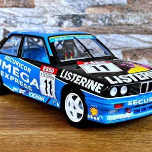 BMW E30 M3 | Model car | 1/18 Scale Model Car | Diecast car | BMW Diecast | Collectible car | car model | Die cast | BTCC 1991 | Racing Car